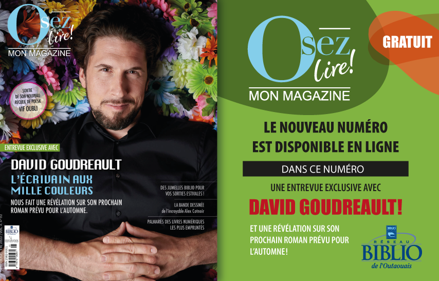 Magazine Osez lire   David Goudreault