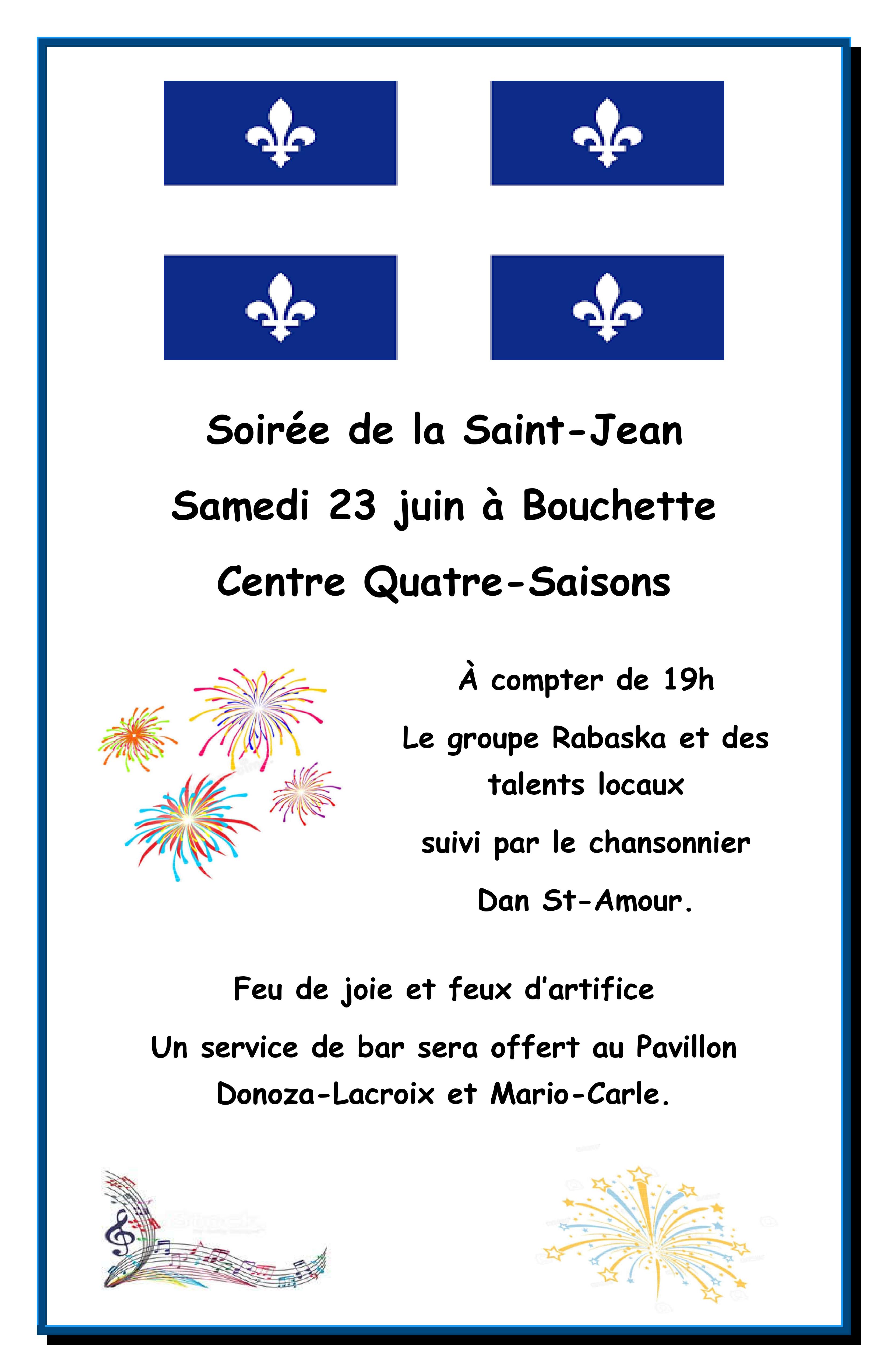 Affiche Soire de la Saint Jean 2018
